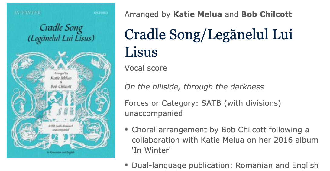 cradle song at OUP