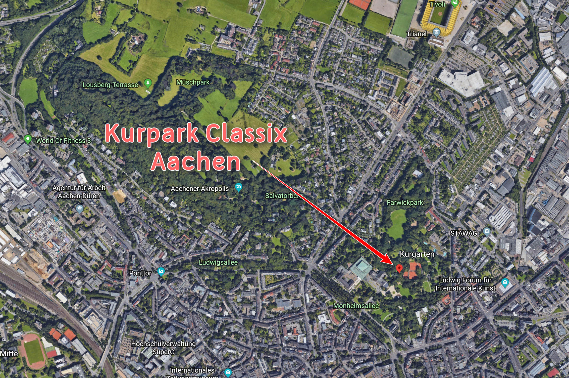 Aachen aerial shot