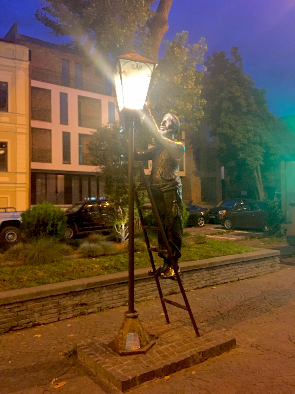 lamplighter sculpture